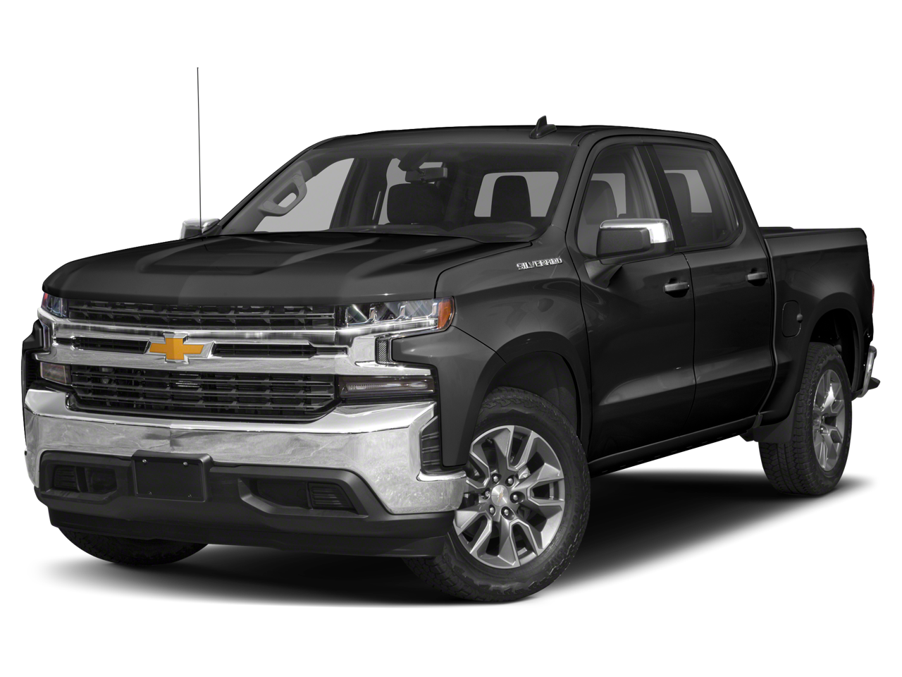 2022 Chevrolet Silverado 1500 LTD LTZ in Black — front three-quarter view