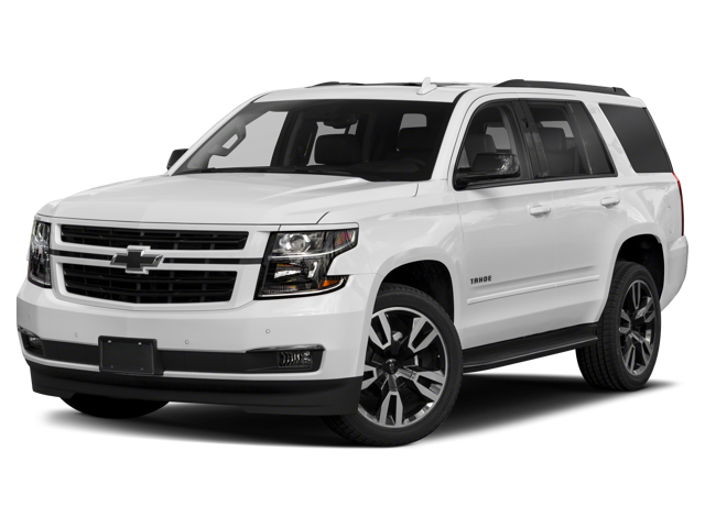 2018 Chevrolet Tahoe Premier in Iridescent Pearl Tricoat — front three-quarter view