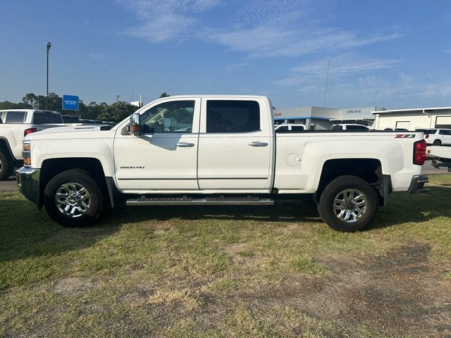 2017 Chevrolet Silverado 2500 HD LTZ in Summit White — front three-quarter view