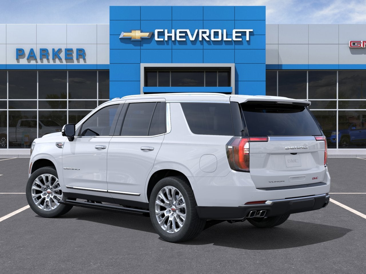 2026 GMC Yukon — rear three-quarter view