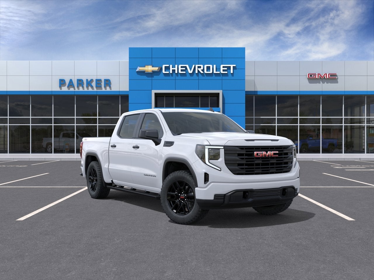 2026 GMC Sierra 1500 Pro in Summit White — front three-quarter view