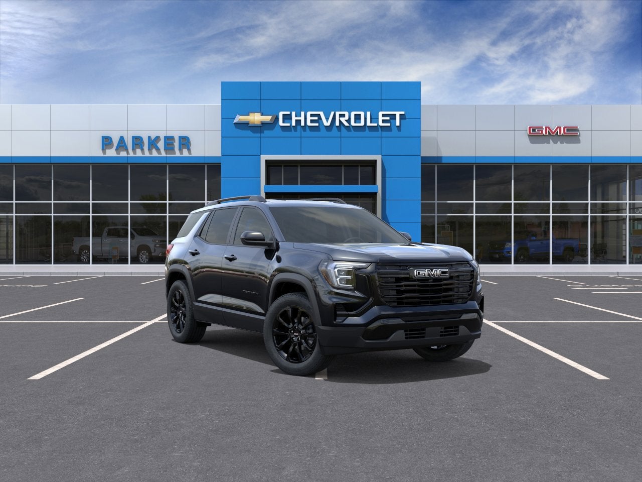 2026 GMC Terrain Elevation in Ebony Twilight Metallic — front three-quarter view